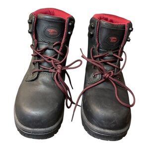 AVENGER Men’s Size 11 Reflex CN A621 WORK BOOTS Black Safety Toe Slip Resistant